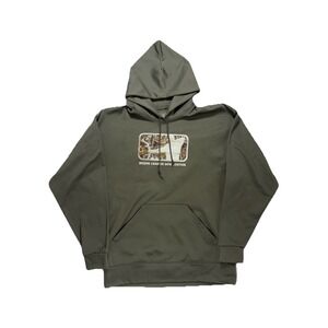 Major League Bow Hunters Army Green Camo Men's Hoodie Size Medium